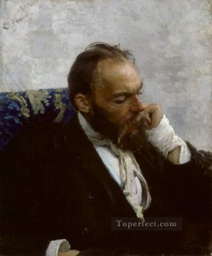  Ilya Canvas - Portrait of Professor Ivanov Russian Realism Ilya Repin